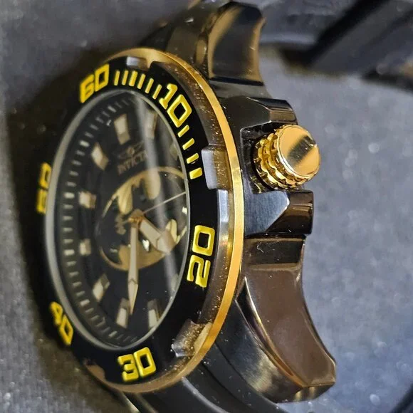 Invicta DC Comics Batman Men's Watch - 50mm, Gold, Black - LE /4000 mint 50mm